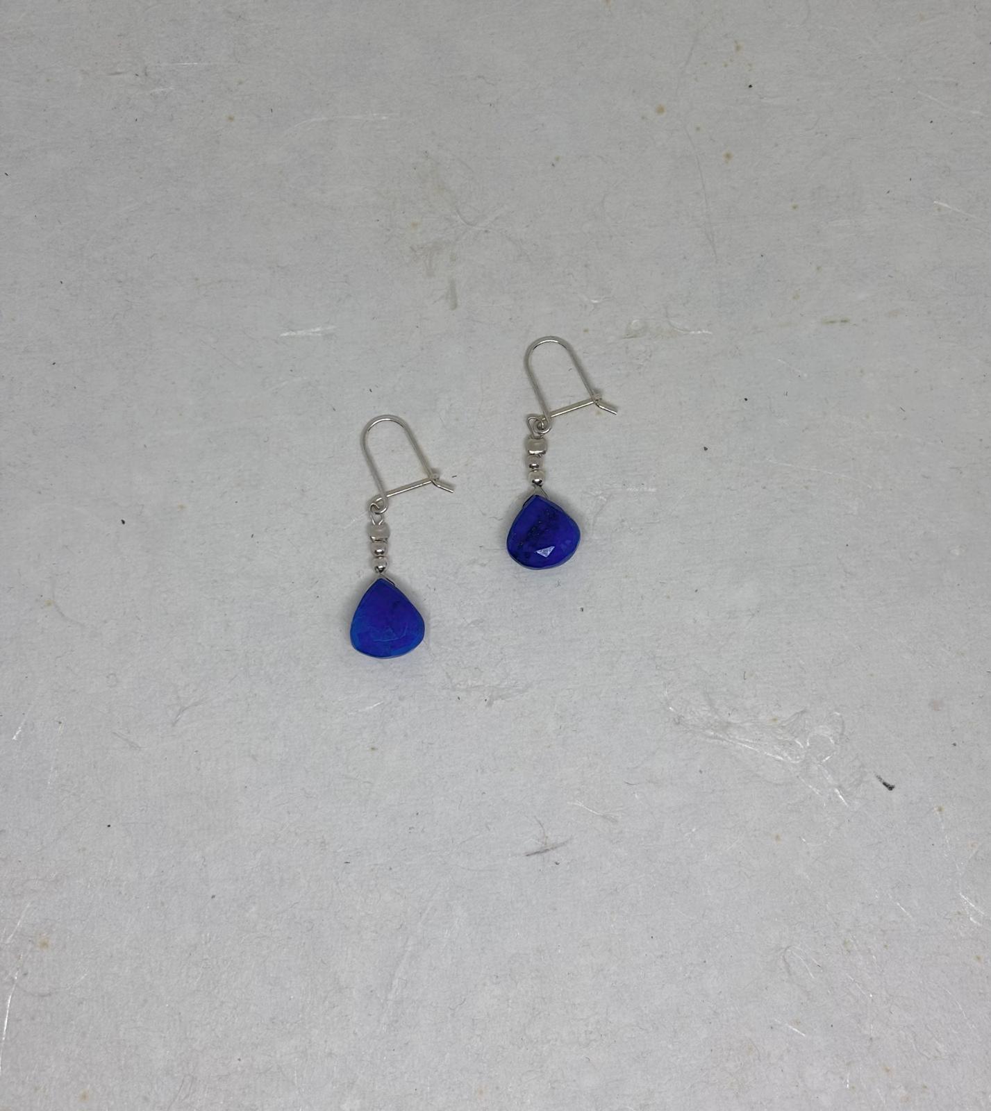 Oorbellen met een Lapis Lazuli